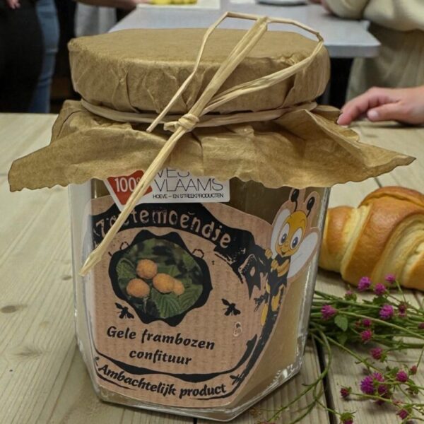 Gele frambozenconfituur – Puur uit de natuur