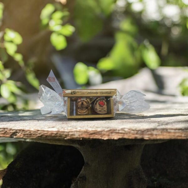 Geschenkbakje in cadeauverpakking